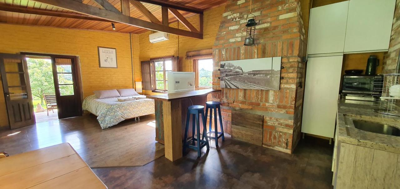 Vila Loft No Campo Proximo Ao Vale Dos Vinhedos Garibaldi Exteriér fotografie